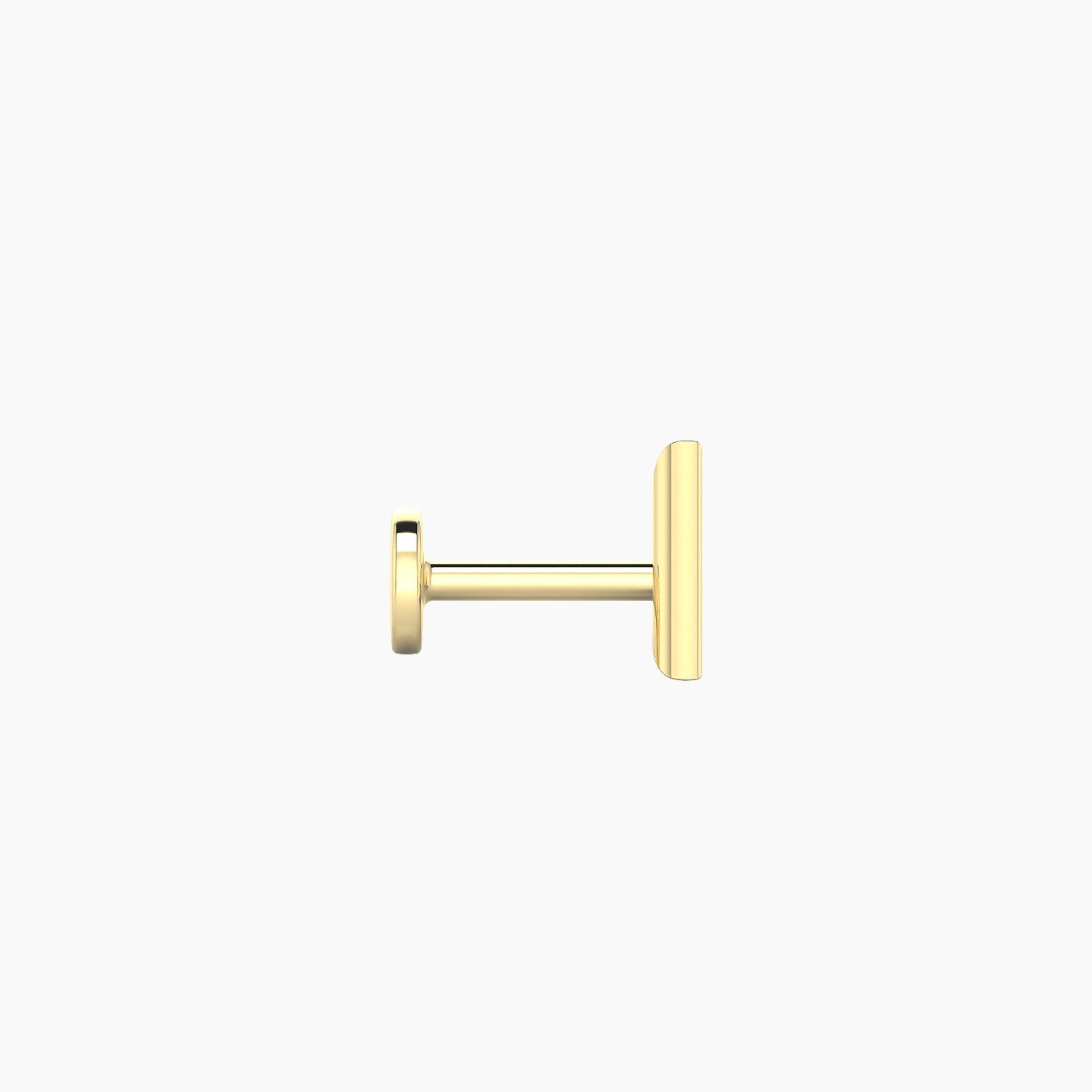 Hermione | 18k Yellow Gold 2 mm 5 mm Trillion Diamond Piercing