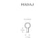 Hestia | Baguette Diamond Charm
