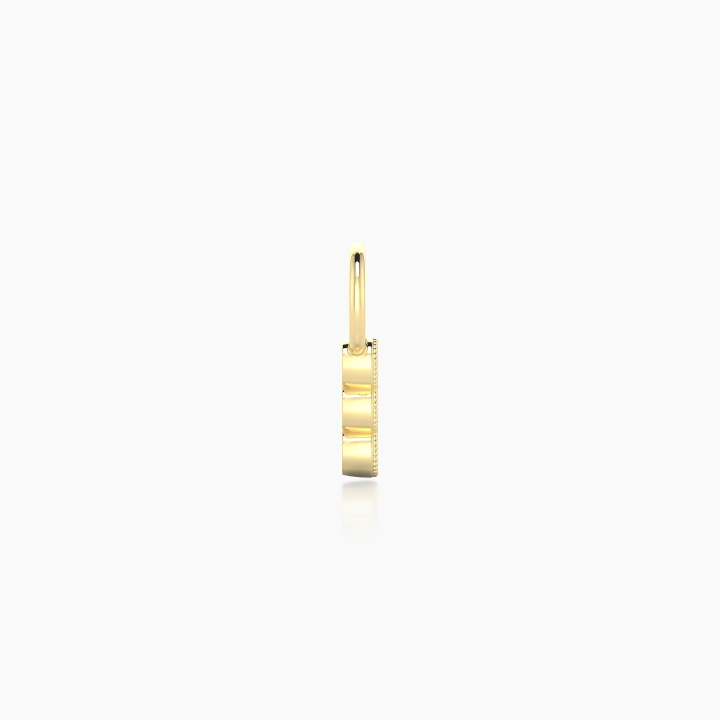Irene | 18k Yellow Gold 5.5 mm Trilogy Diamond Charm