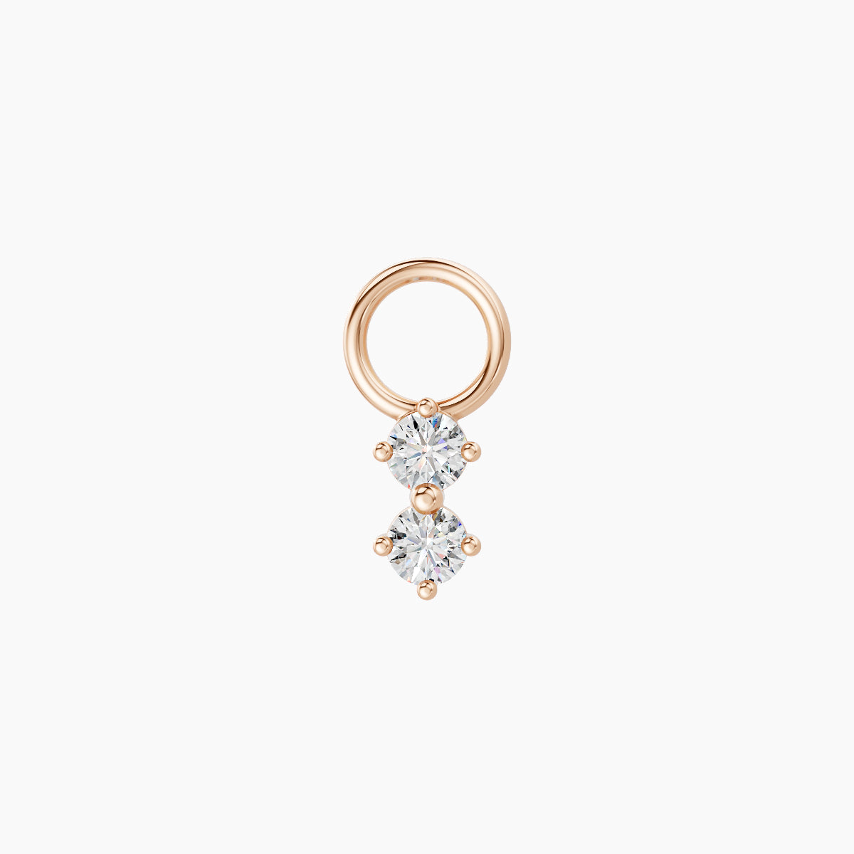Isis | 18k Rose Gold 5 mm Diamond Charm