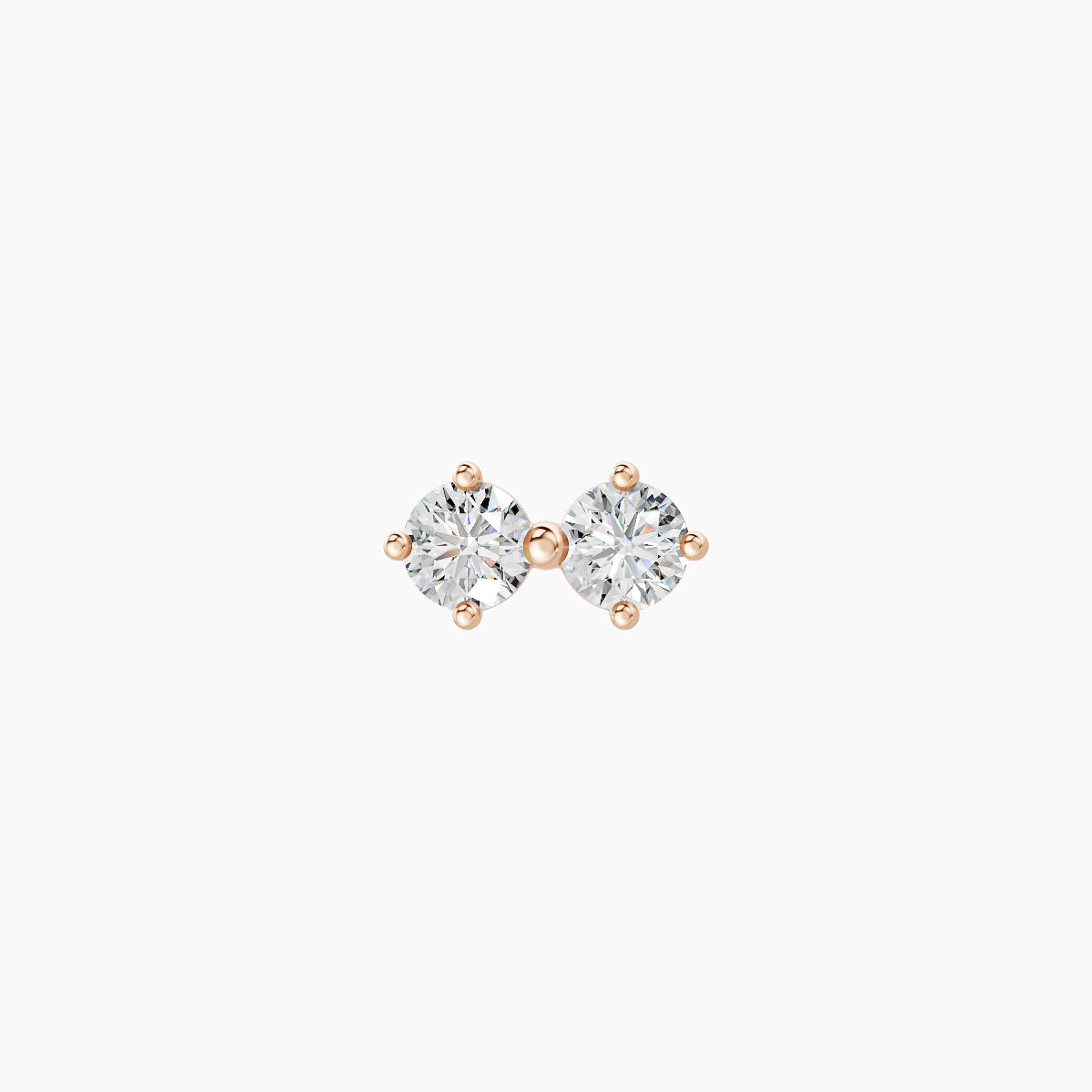 Isis | 18k Rose Gold 6.5 mm 5 mm Diamond Nose Piercing