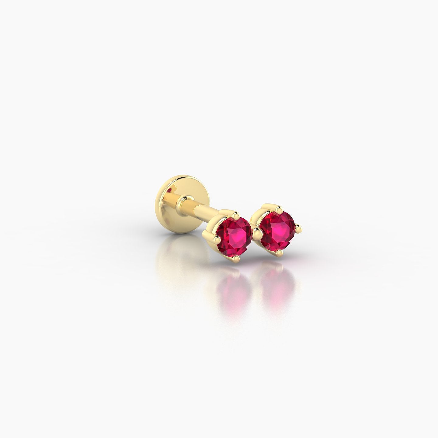 Isis | 18k Yellow Gold 6.5 mm 6.5 mm Ruby Piercing