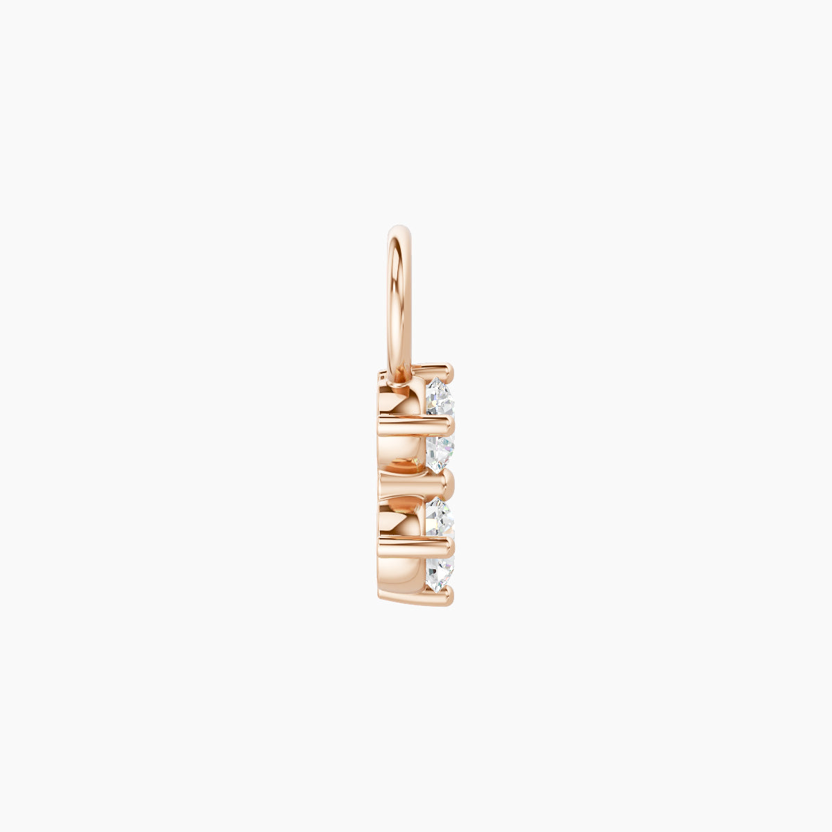Isis | 18k Rose Gold 6.5 mm Diamond Charm