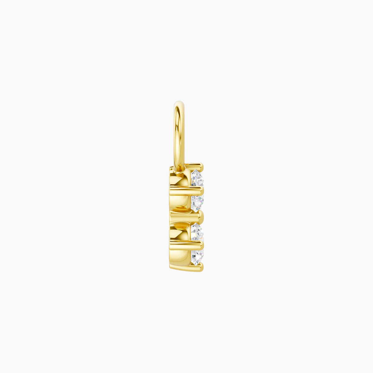 Isis | 18k Yellow Gold 6.5 mm Diamond Charm