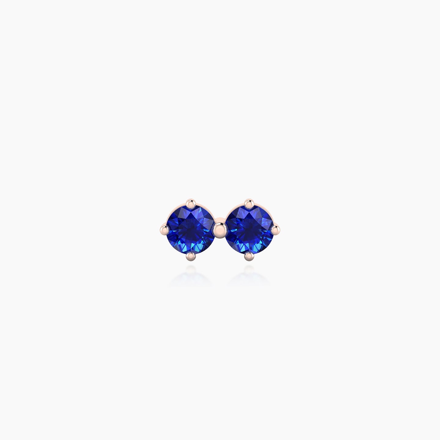 Isis | 18k Rose Gold 5 mm 7.5 mm Sapphire Piercing