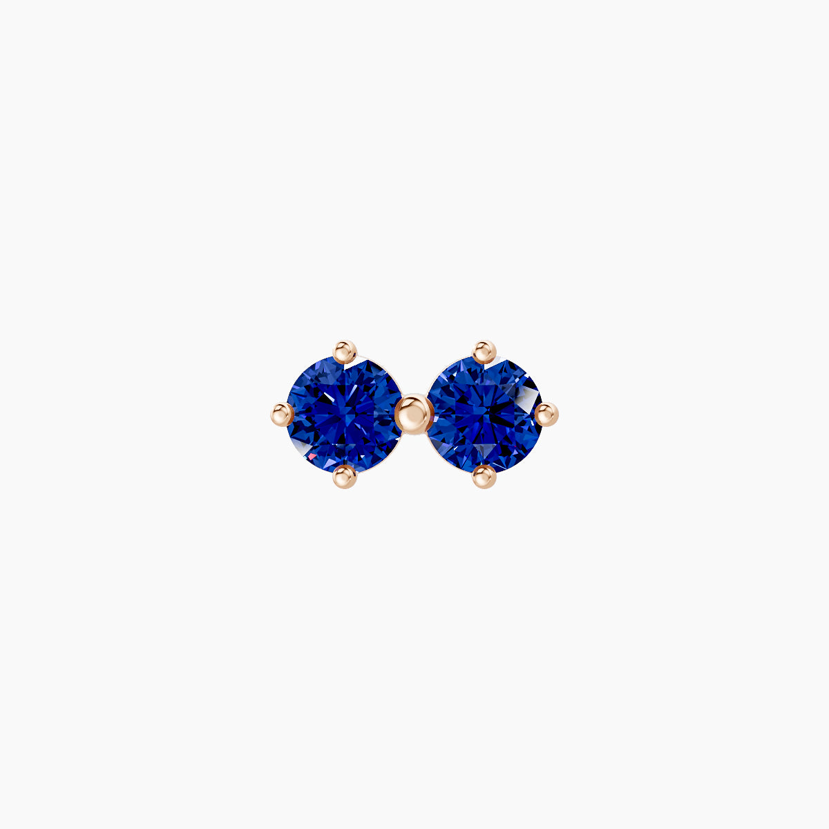 Isis | 18k Rose Gold 6.5 mm 7.5 mm Sapphire Piercing