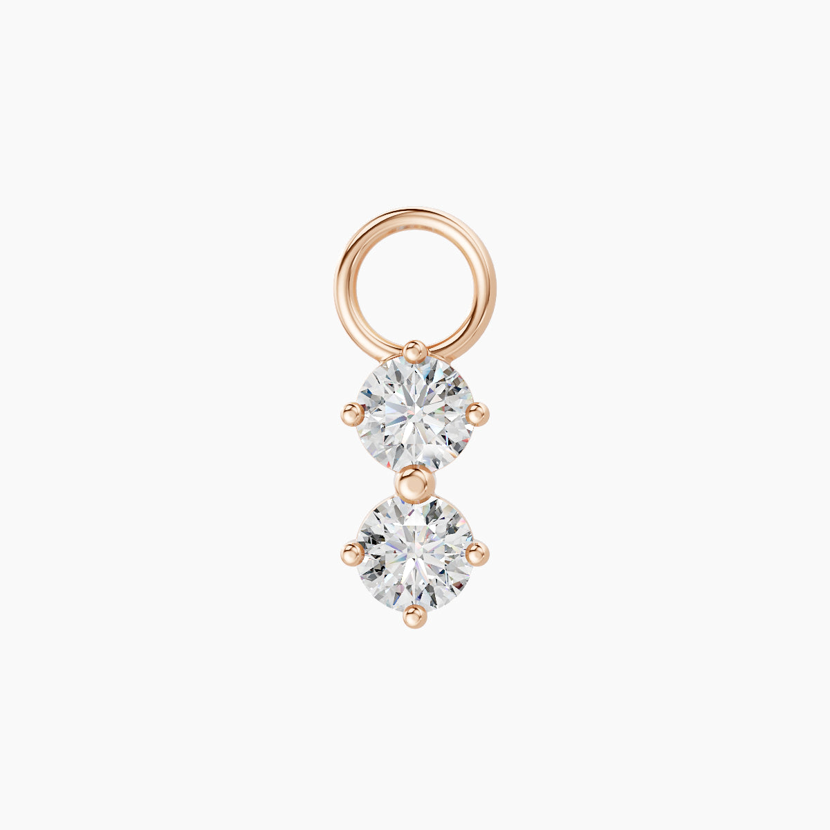 Isis | 18k Rose Gold 7.5 mm Diamond Charm