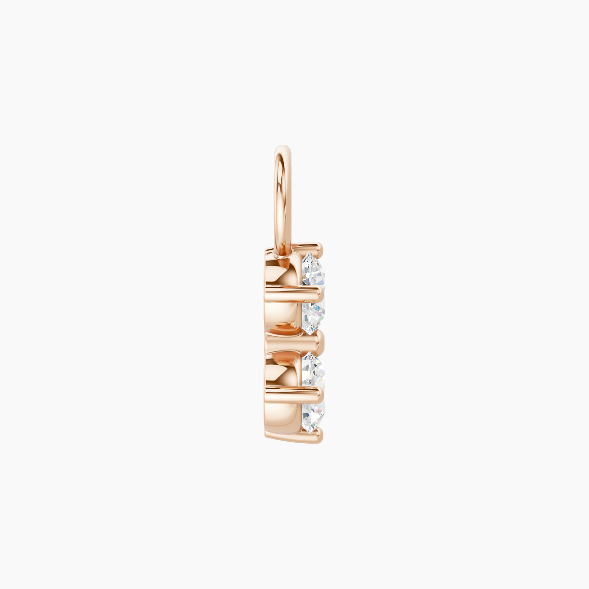 Isis | 18k Rose Gold 7.5 mm Diamond Charm
