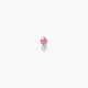 Laetitia | Pink Sapphire & Diamond Nose Piercing