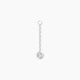 Lara | Round Diamond Chain Charm