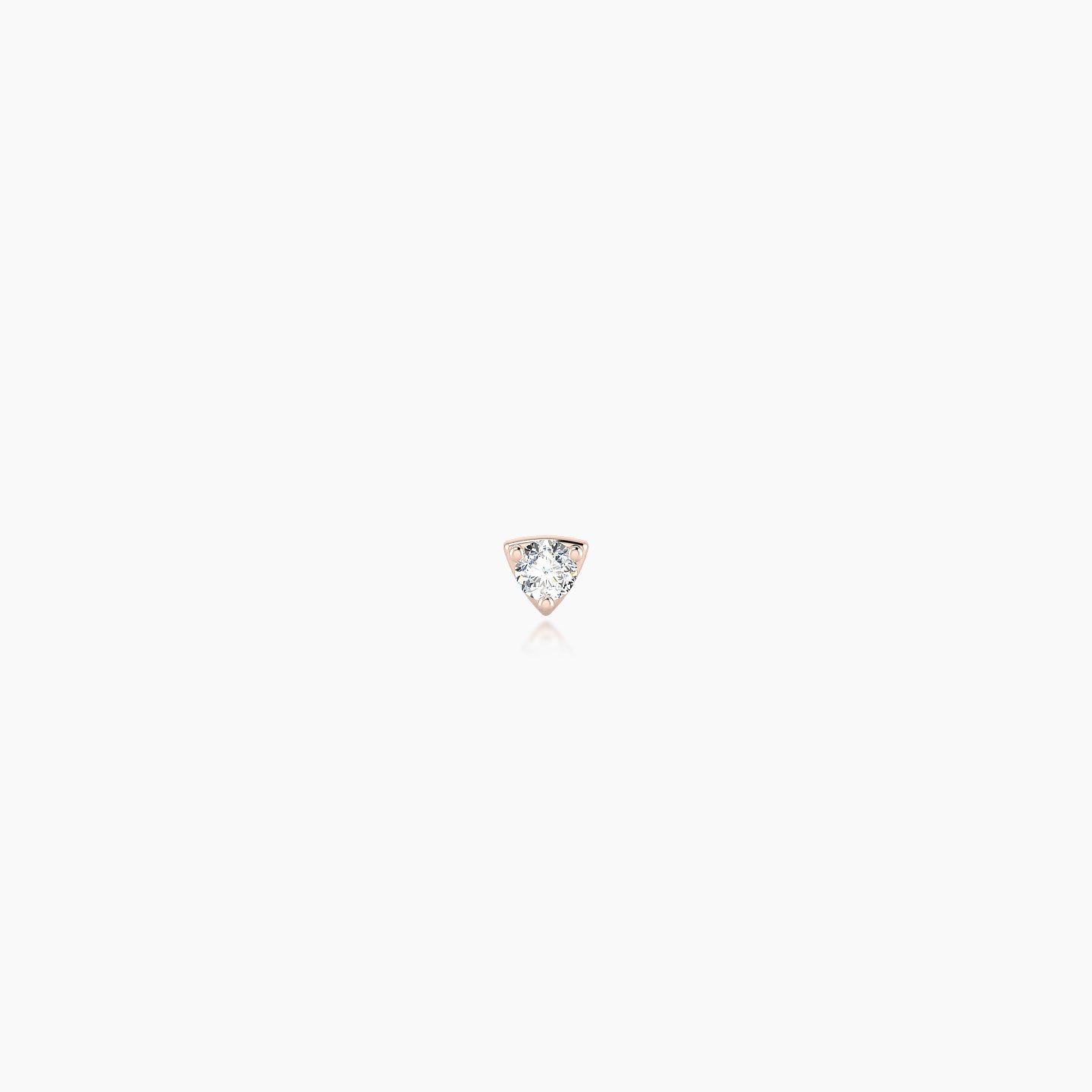 Leda | 18k Rose Gold 2 mm 5 mm Round Diamond Piercing