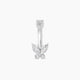 Levana | Butterfly Diamond Belly Piercing