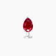 Livia | Piercing Flottant Nombril Rubis & Diamant