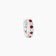 Lyssa | Ruby & Diamond Hoop Piercing