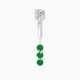 Ma'at | Trilogy Emerald & Diamond Rook Piercing