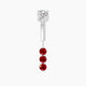 Ma'at | Trilogy Ruby & Diamond Rook Piercing