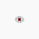 Minerva | Eye Ruby & Diamond Nose Piercing