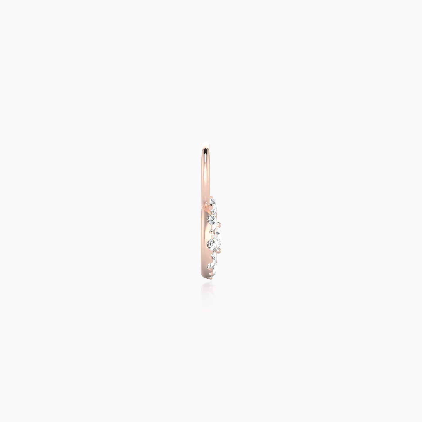 Minerve | 18k Rose Gold 5 mm Eye Diamond Charm