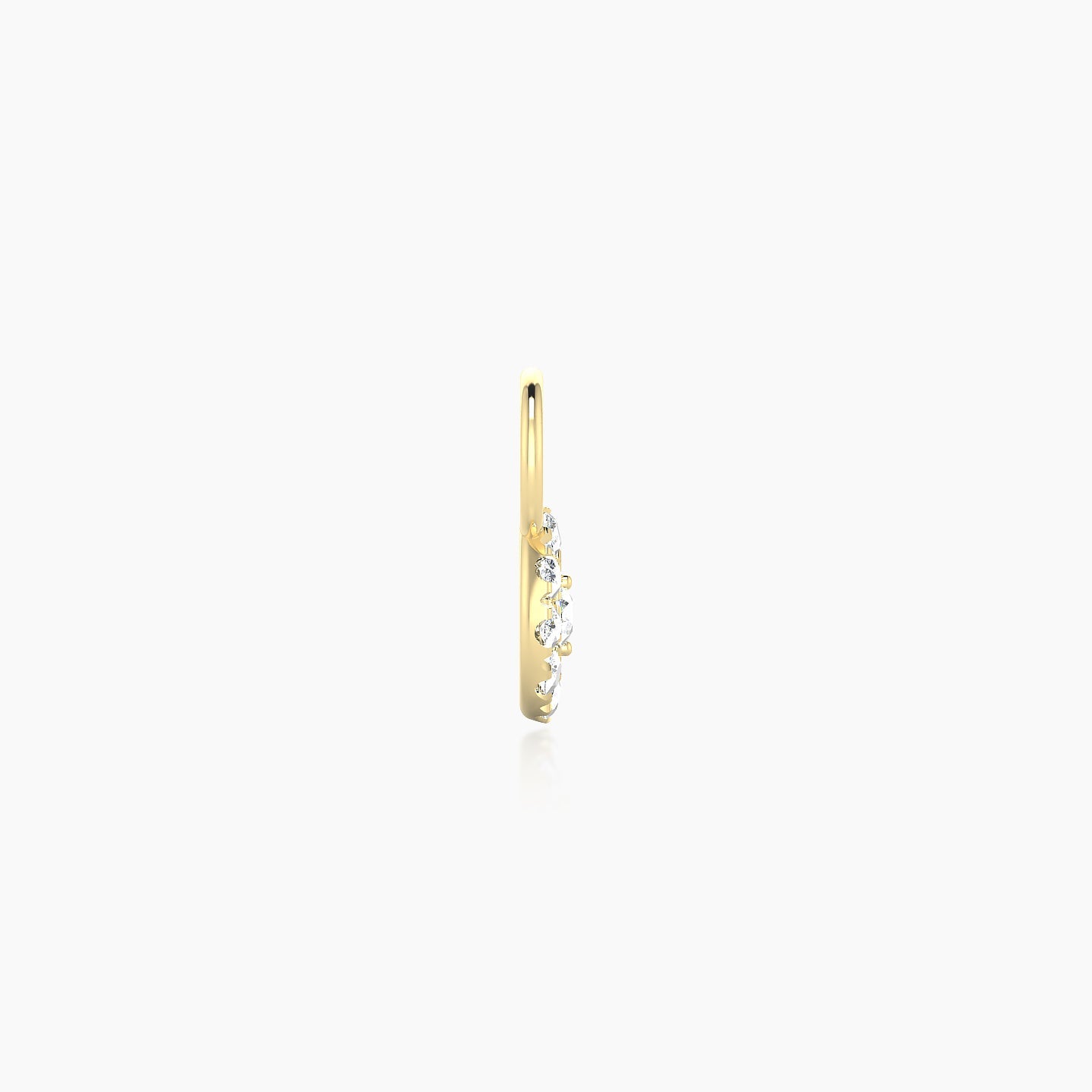 Minerve | 18k Yellow Gold 5 mm Eye Diamond Charm