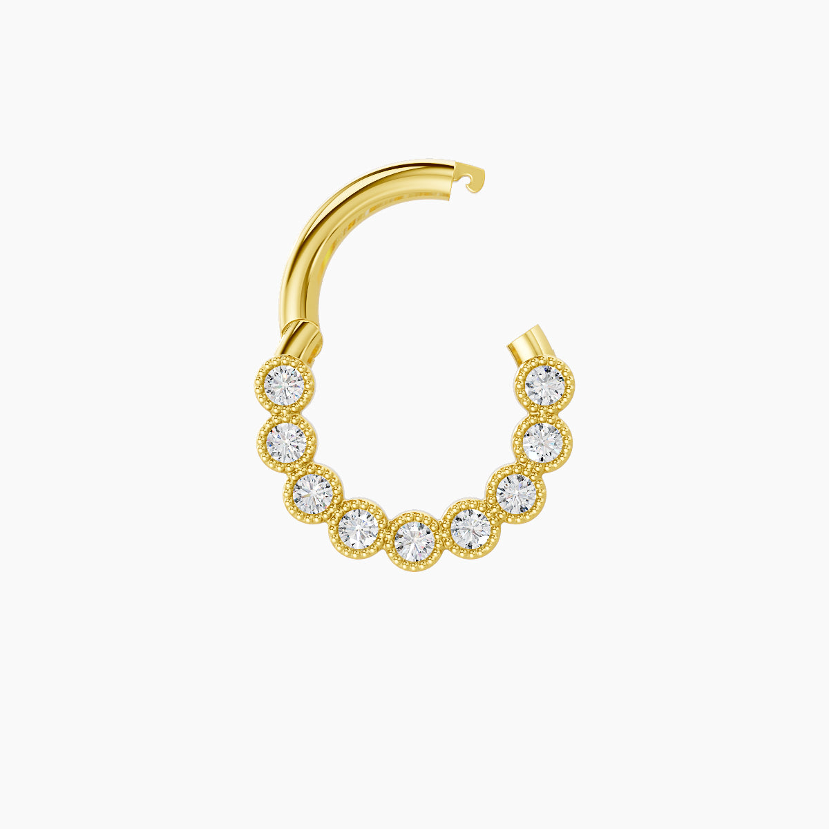 Naya | 18k Yellow Gold 6.5 mm Diamond Septum Piercing