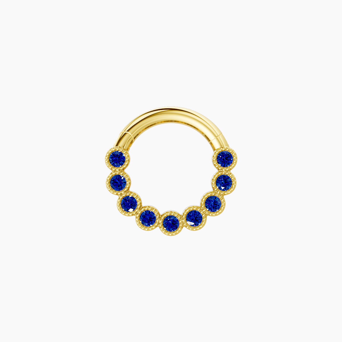 Naya | 18k Yellow Gold 6.5 mm Sapphire Septum Piercing