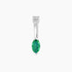 Nut | Marquise Emerald & Diamond Belly Piercing