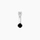 Nut | Round Black Diamond & Diamond Belly Piercing