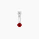 Nut | Round Ruby & Diamond Belly Piercing