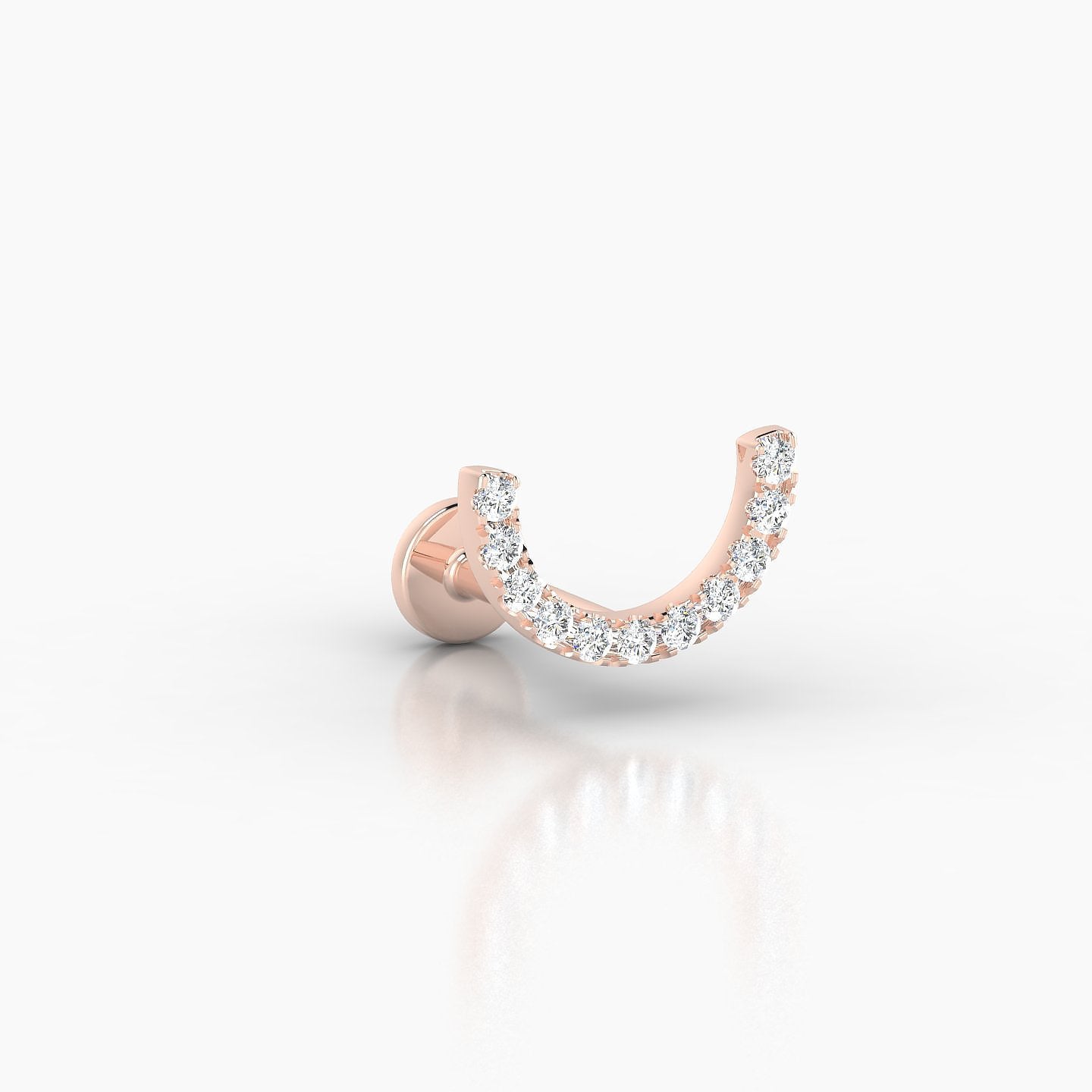 Ops | 18k Rose Gold Diamond Conch Piercing