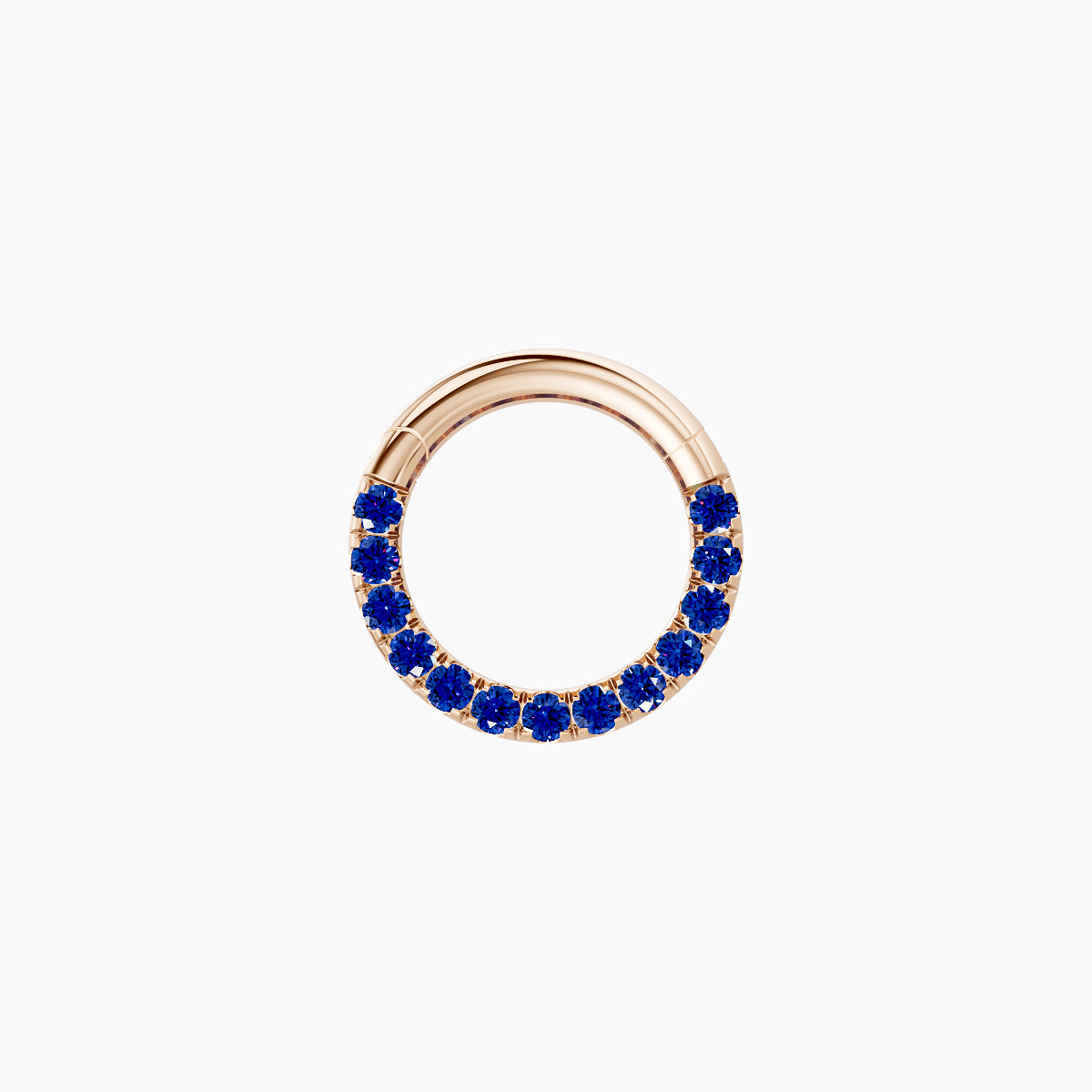 Ops | 18k Rose Gold 6.5 mm Sapphire Daith Piercing