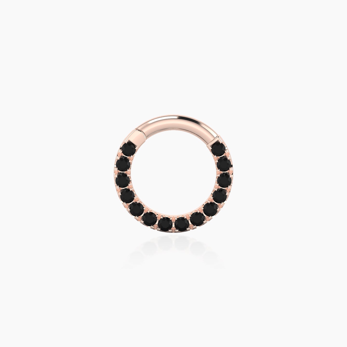 Ops | 18k Rose Gold 6.5 mm Black Diamond Daith Piercing