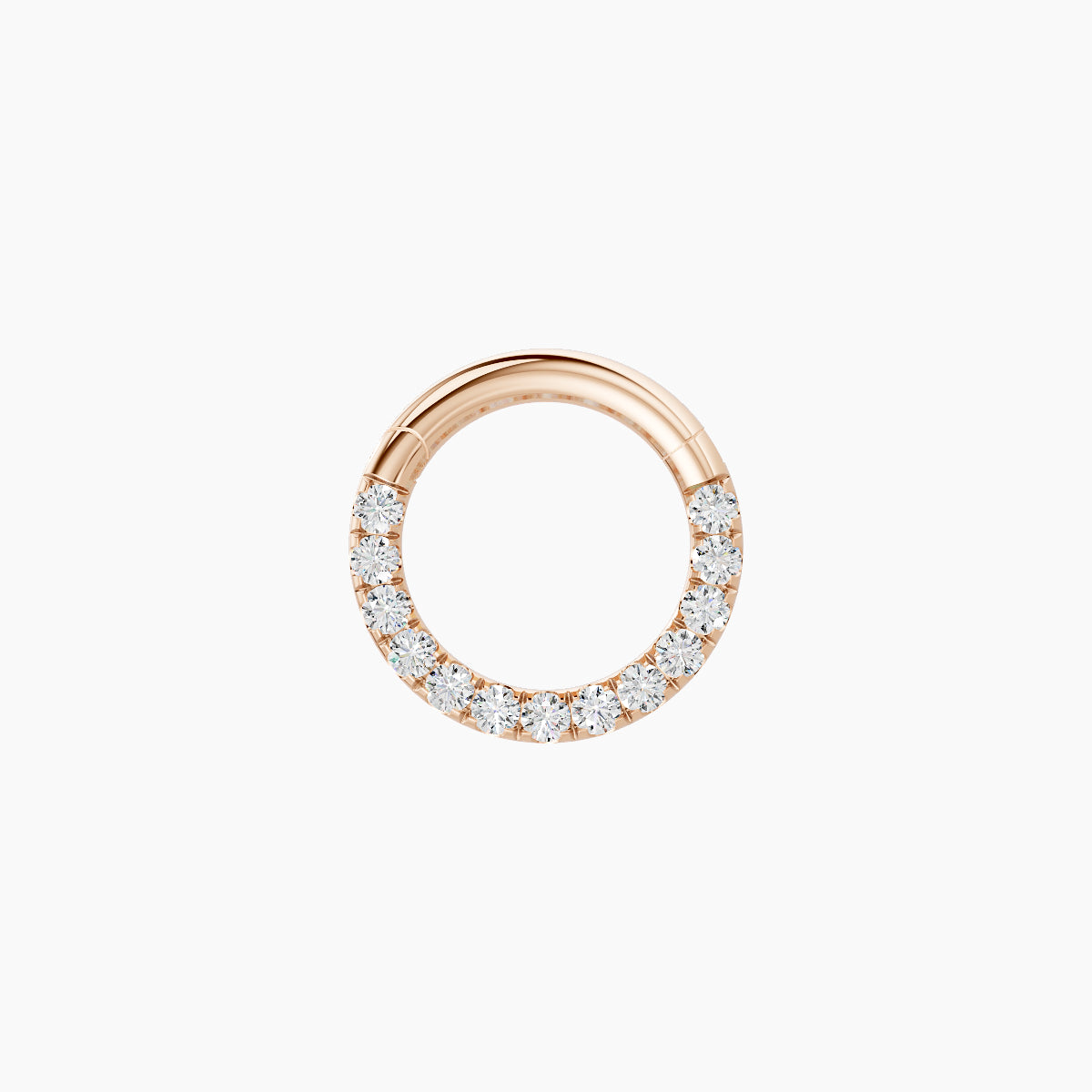 Ops | 18k Rose Gold 6.5 mm Diamond Septum Piercing