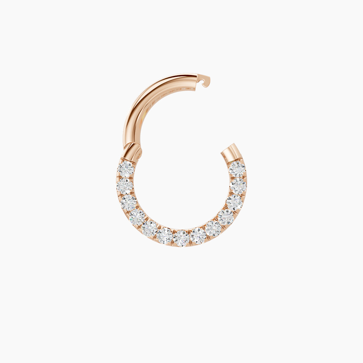 Ops | 18k Rose Gold 6.5 mm Diamond Septum Piercing