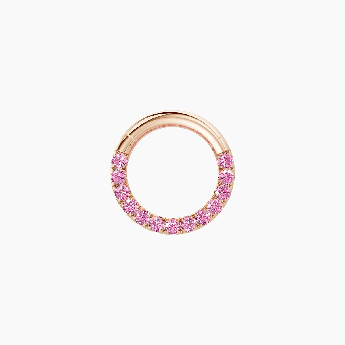 Ops | 18k Rose Gold 6.5 mm Pink Sapphire Septum Piercing