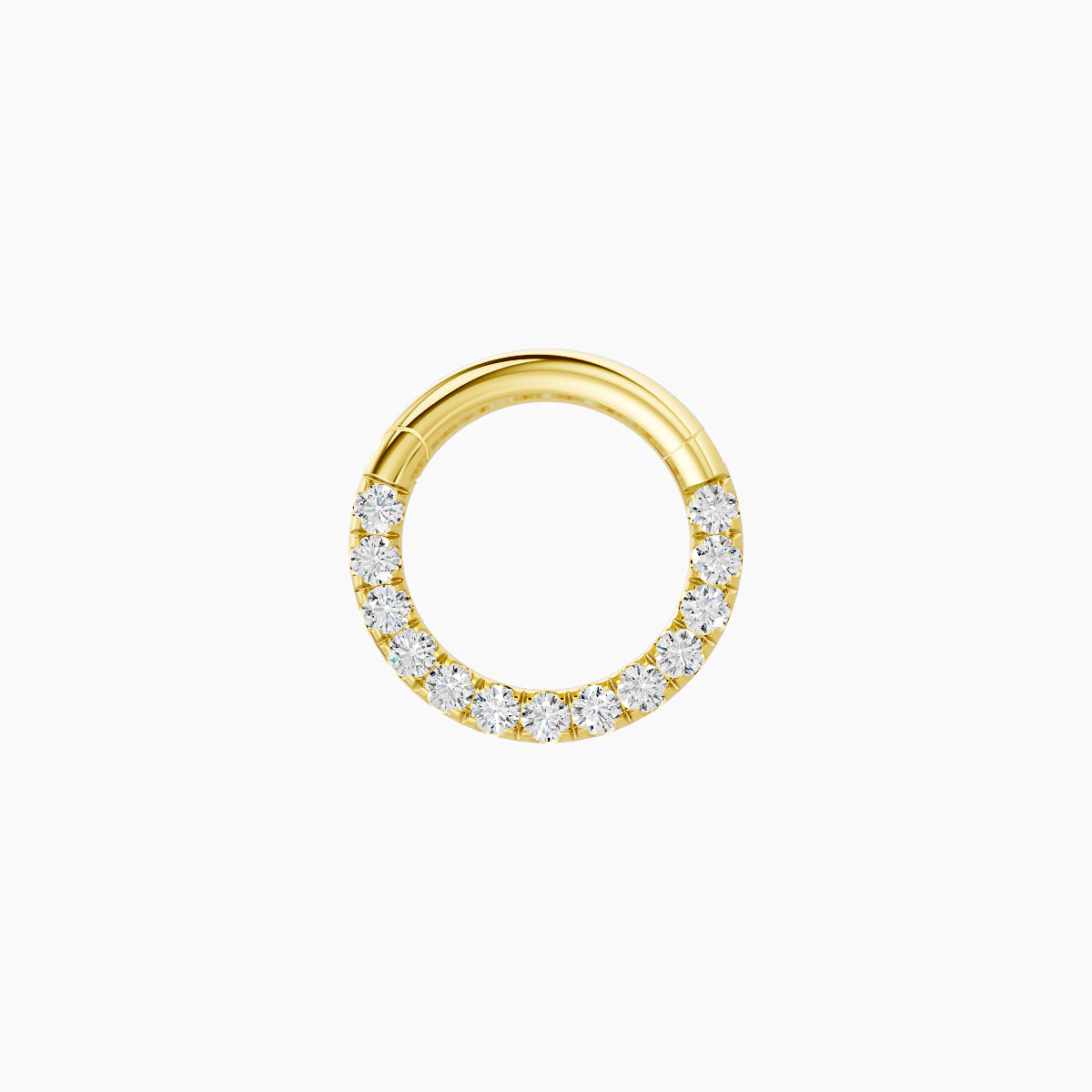 Ops | 18k Yellow Gold 6.5 mm Diamond Septum Piercing