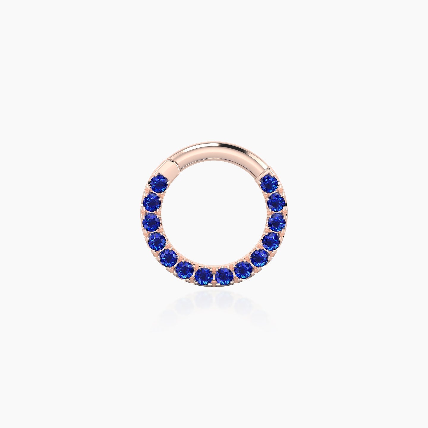 Ops | 18k Rose Gold 6.5 mm Sapphire Septum Piercing