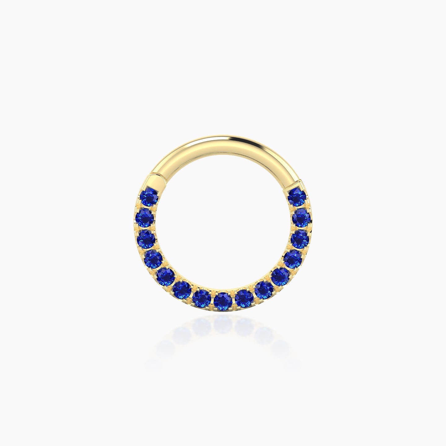 Ops | 18k Yellow Gold 8 mm Sapphire Daith Piercing