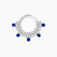 Saga | Sapphire & Diamond Daith Piercing
