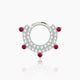 Saga | Piercing Septum Rubis & Diamant