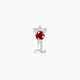 Sedna | Piercing Flottant Nombril Rubis & Diamant
