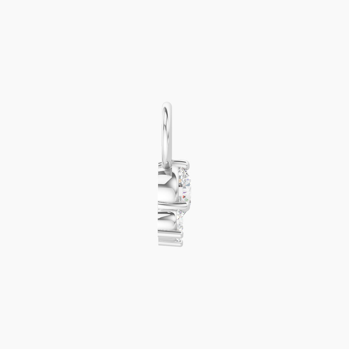 Sedna | 18k White Gold 5.5 mm Diamond Charm