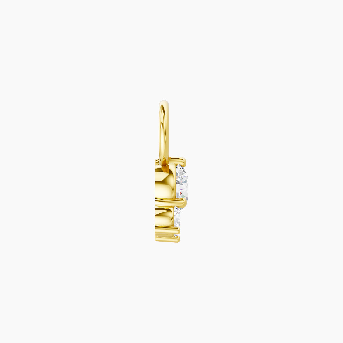Sedna | 18k Yellow Gold 5.5 mm Diamond Charm