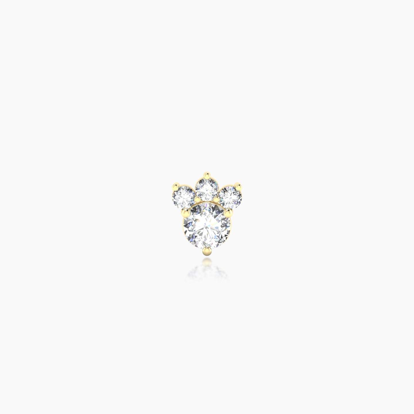 Sedna | 18k Yellow Gold 5.5 mm Diamond Piercing