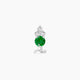 Sif | Emerald & Diamond Floating Navel Piercing