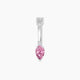 Skadi | Piercing Nombril Saphir Rose & Diamant