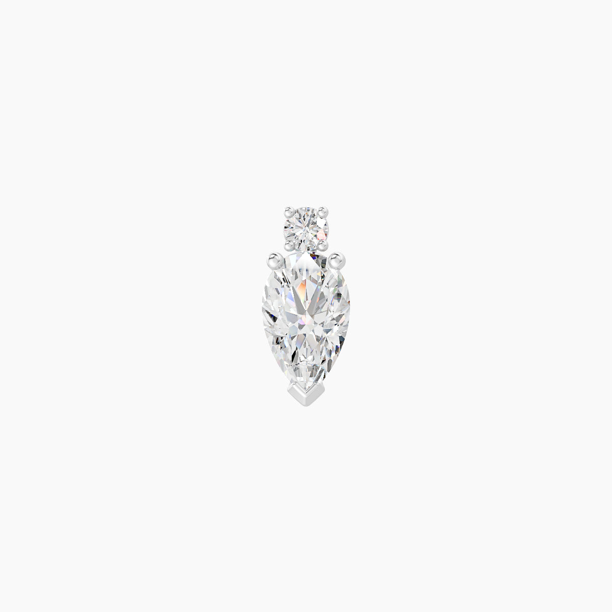 Skadi | 18k White Gold 7 mm 8 mm Diamond Piercing