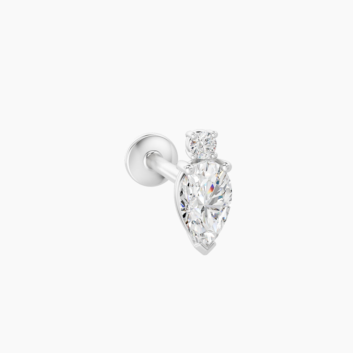 Skadi | 18k White Gold 7 mm 8 mm Diamond Piercing
