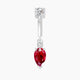 Skadi | Ruby & Diamond Rook Piercing