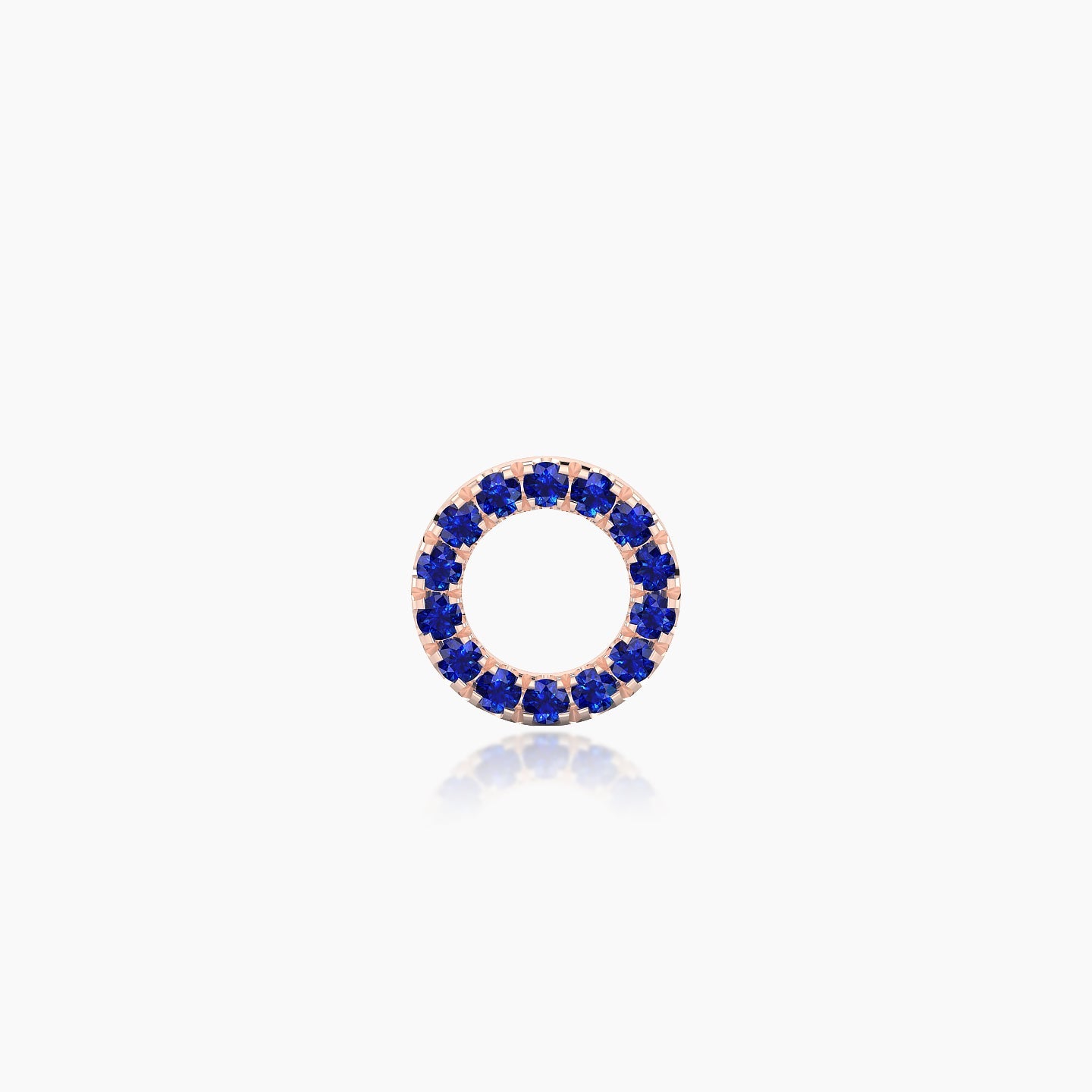 Sulis | 18k Rose Gold 5 mm 6.5 mm Sapphire Piercing