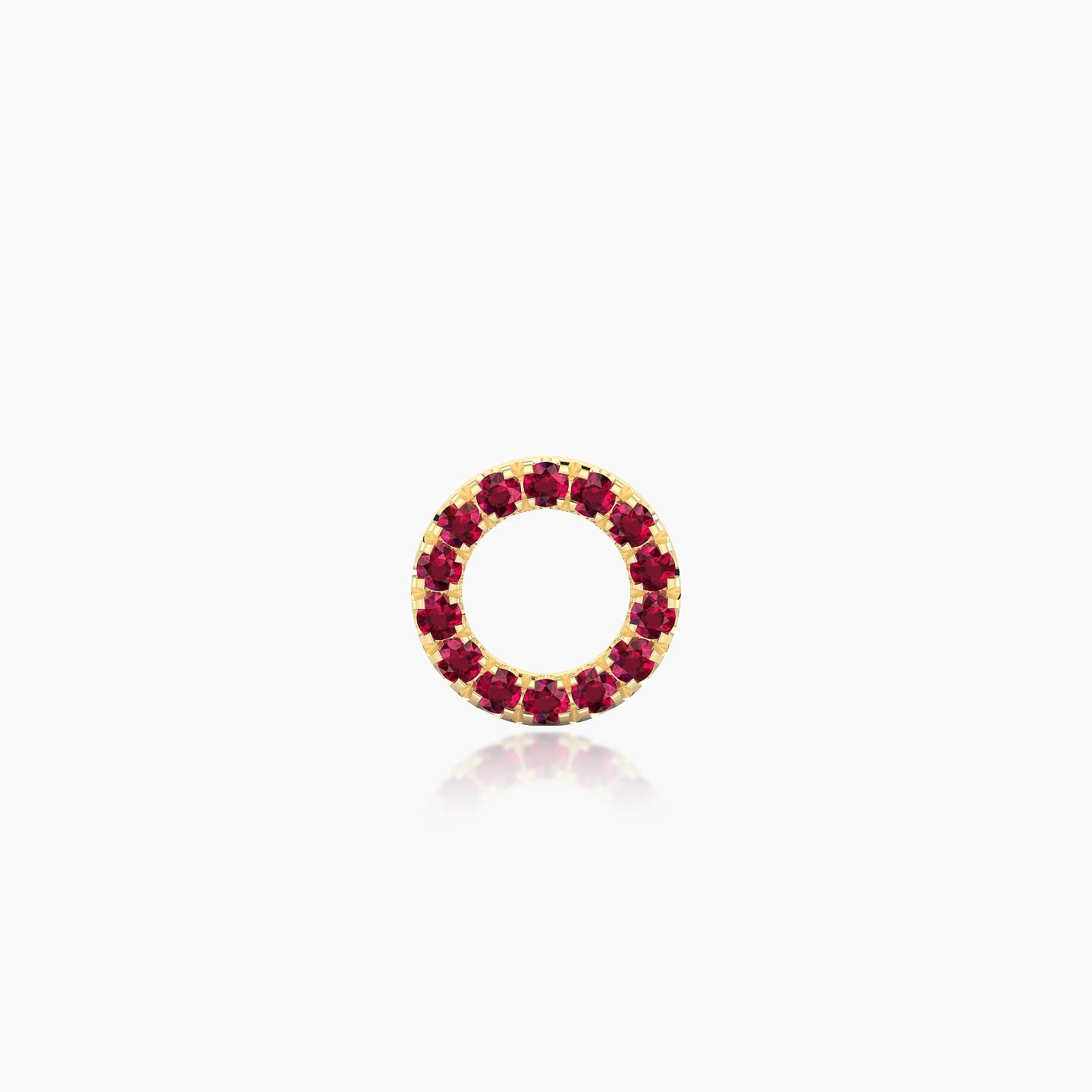 Sulis | 18k Yellow Gold 5 mm 6.5 mm Ruby Piercing